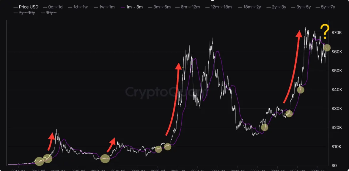 gráfico de cryptoquant