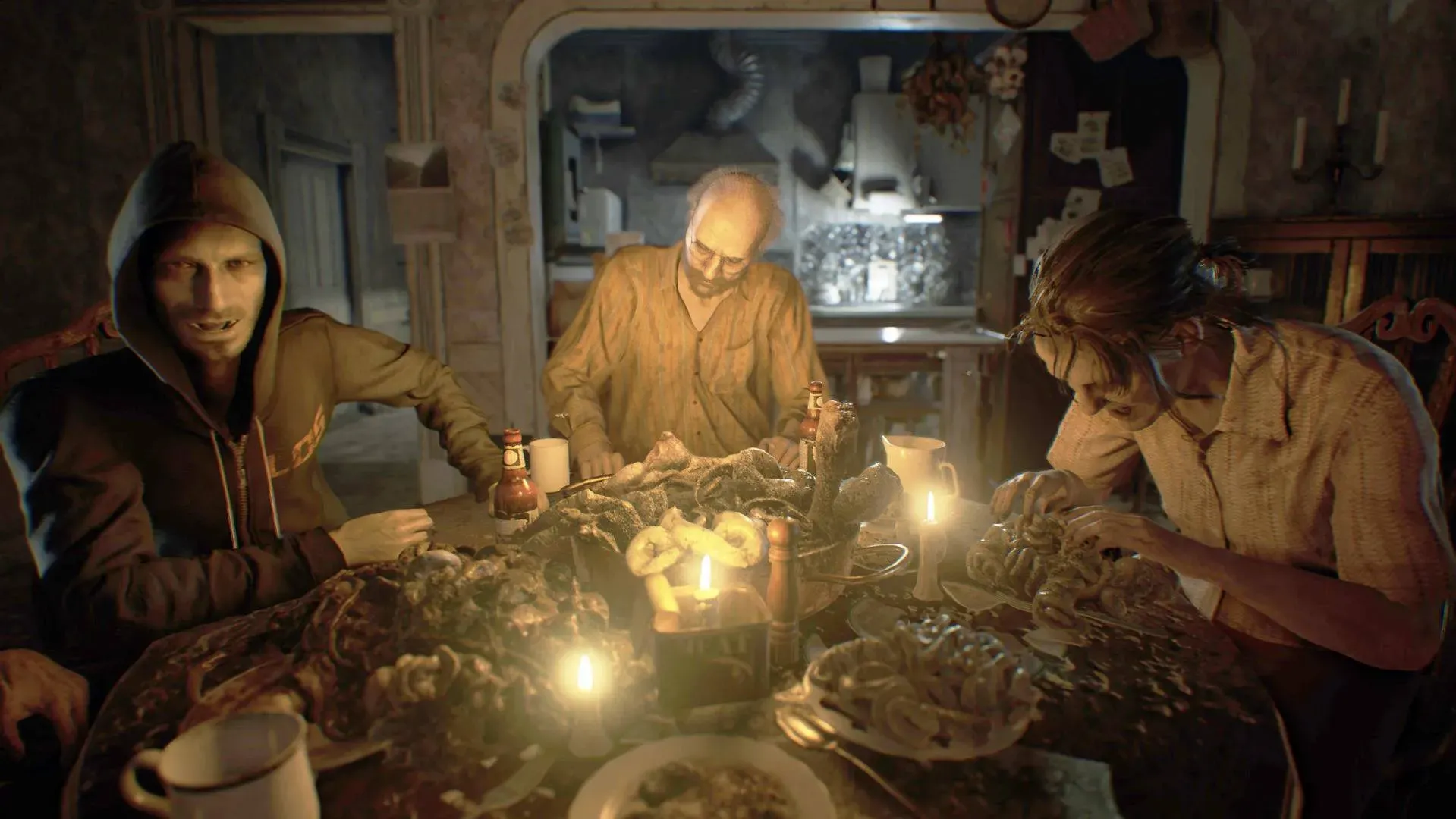 A screenshot from Resident Evil 7. Image: Capcom