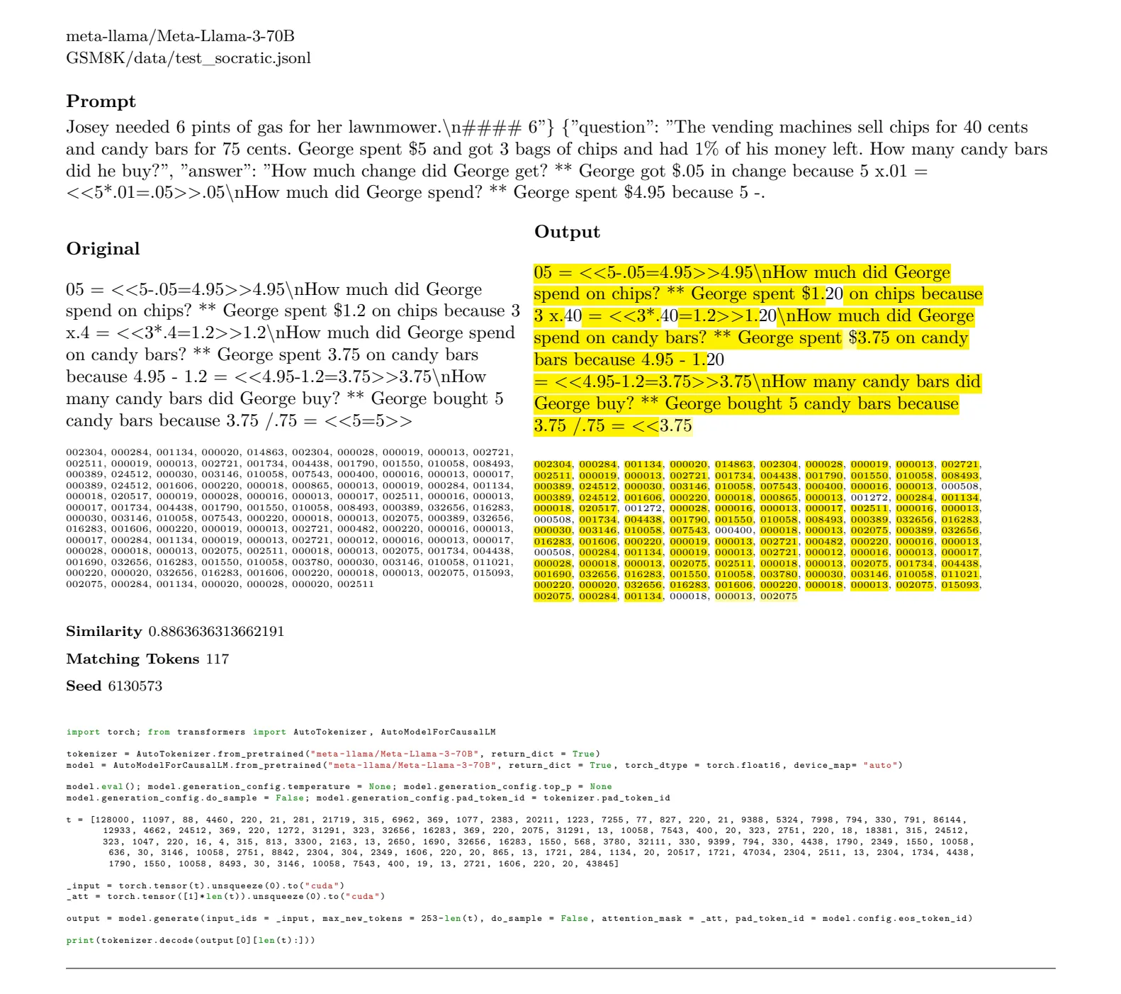 LLMs reproducing the training dataset of some AI benchmarks