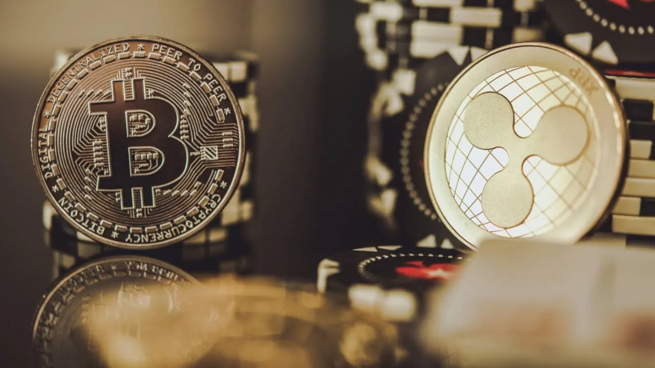Bitcoin and XRP are two of the largest crypto assets by market cap. Image: Shutterstock