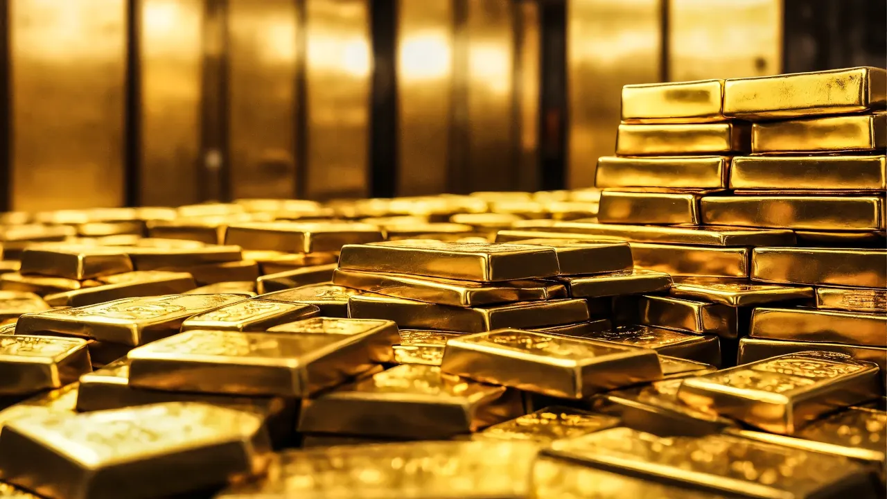 Gold bars. Image: Shutterstock