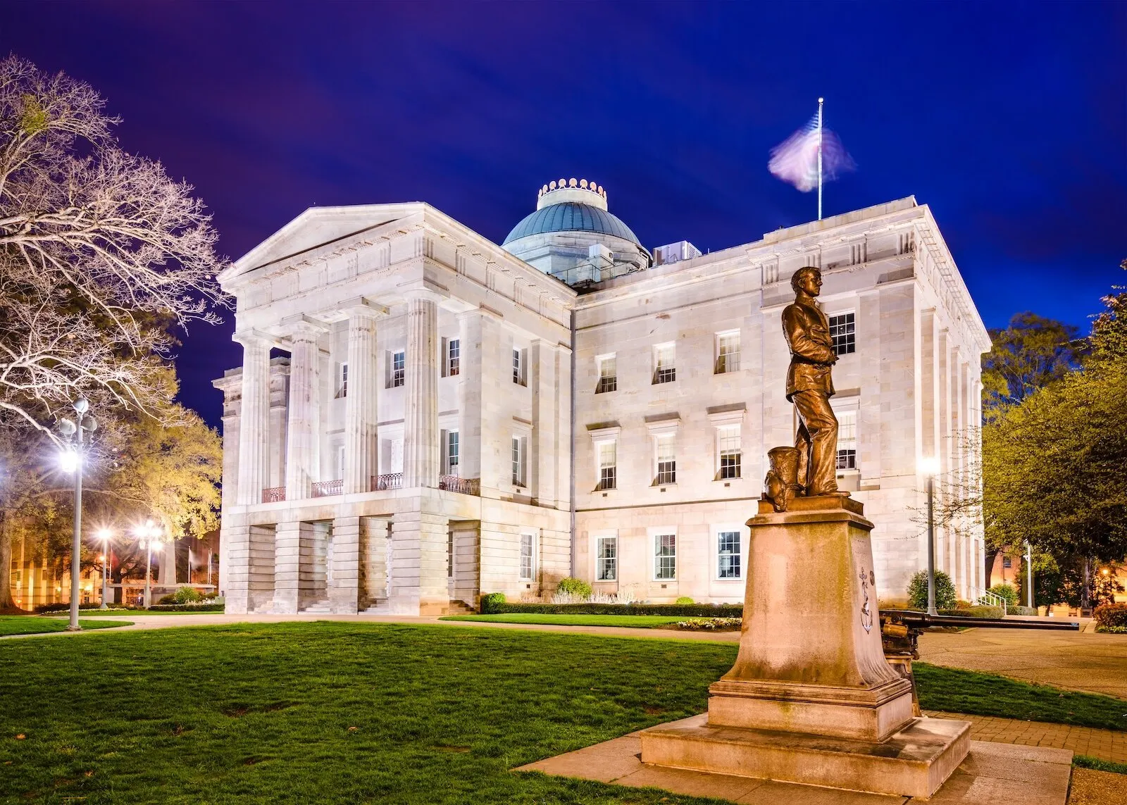 Raleigh, North Carolina, USA State Capitol Building. Image: Shutterstock