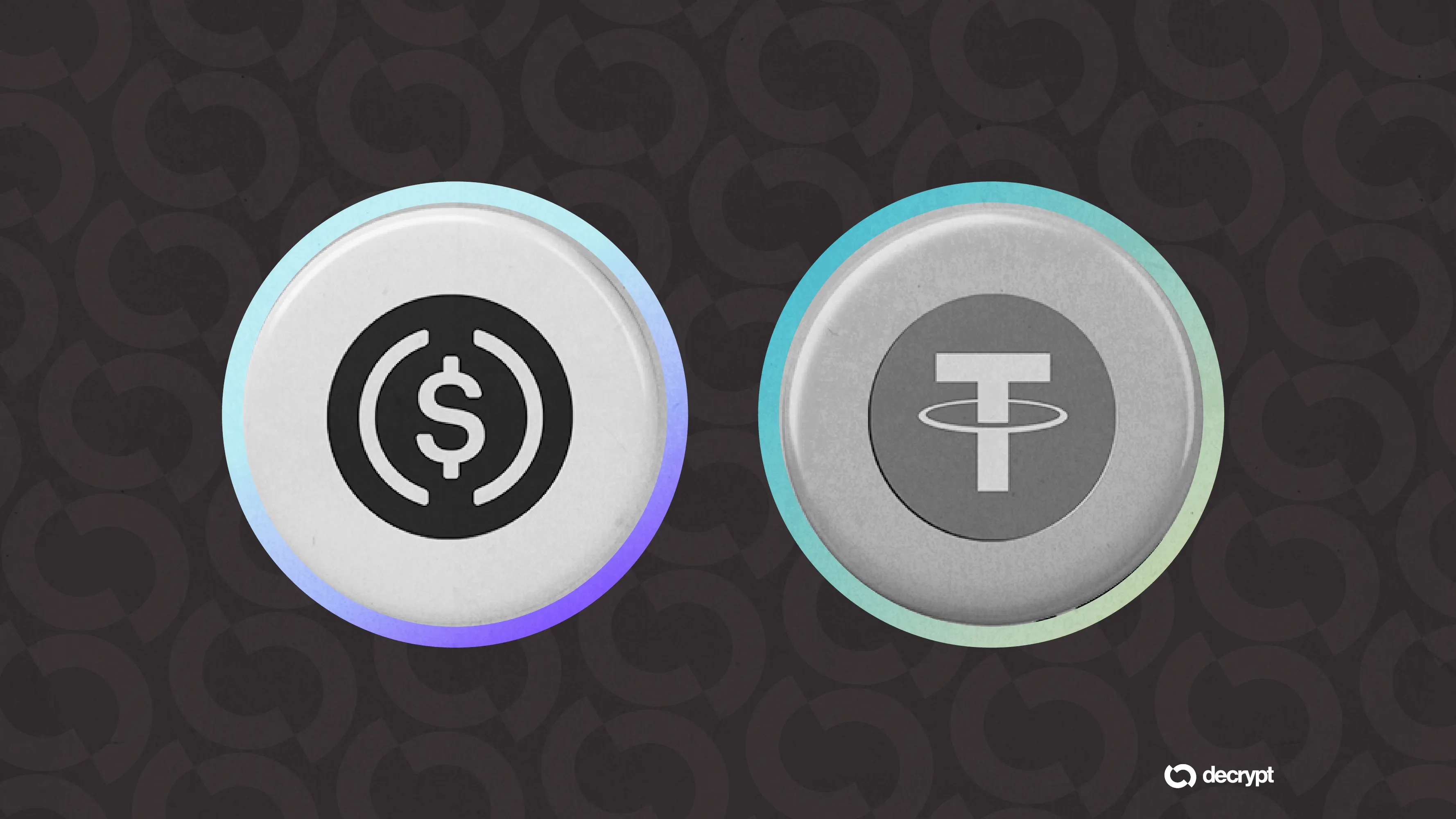 USDC and USDT stablecoins. Image: Decrypt