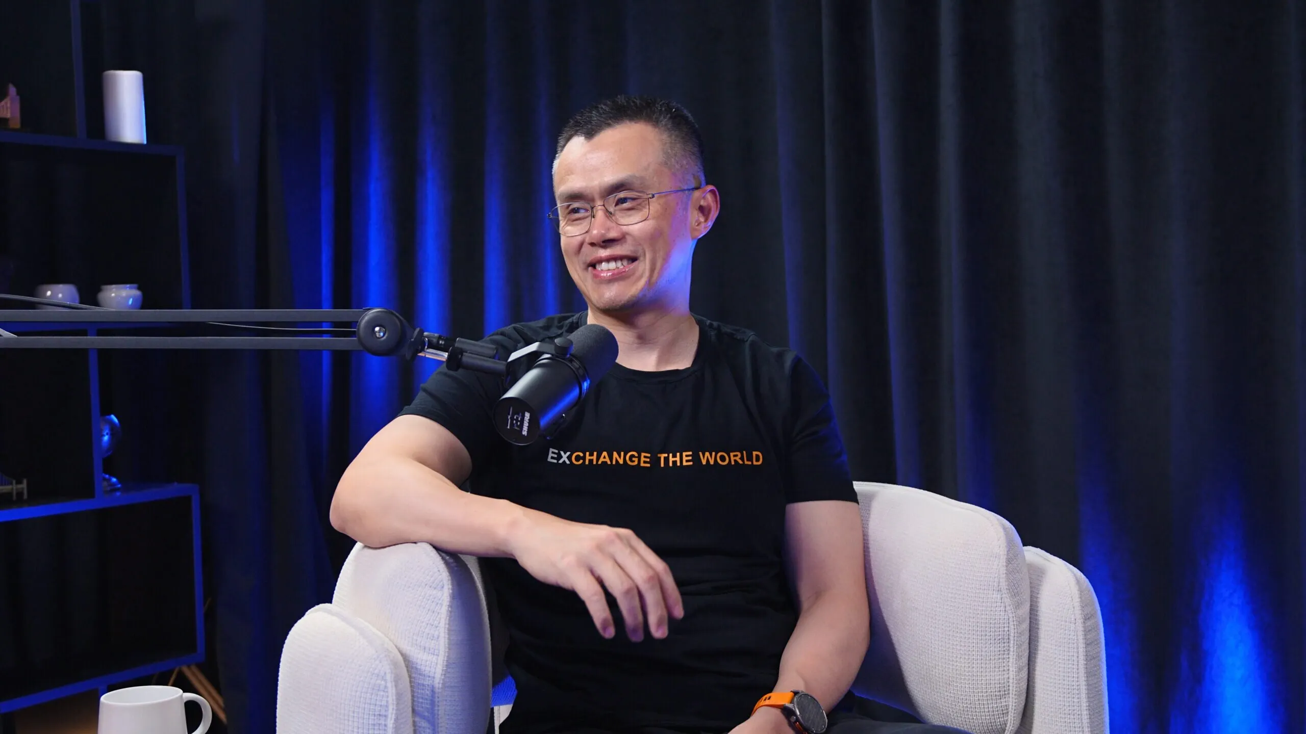 Binance founder Changpeng "CZ" Zhao Photo: Rug Radio