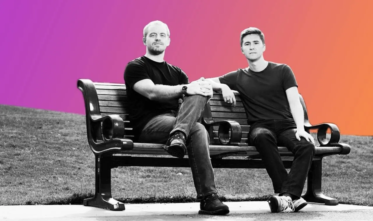 Glider co-founders, John Johnson (left) and Brian Huang (right), photographed in San Francisco. Image: Glider/Decrypt