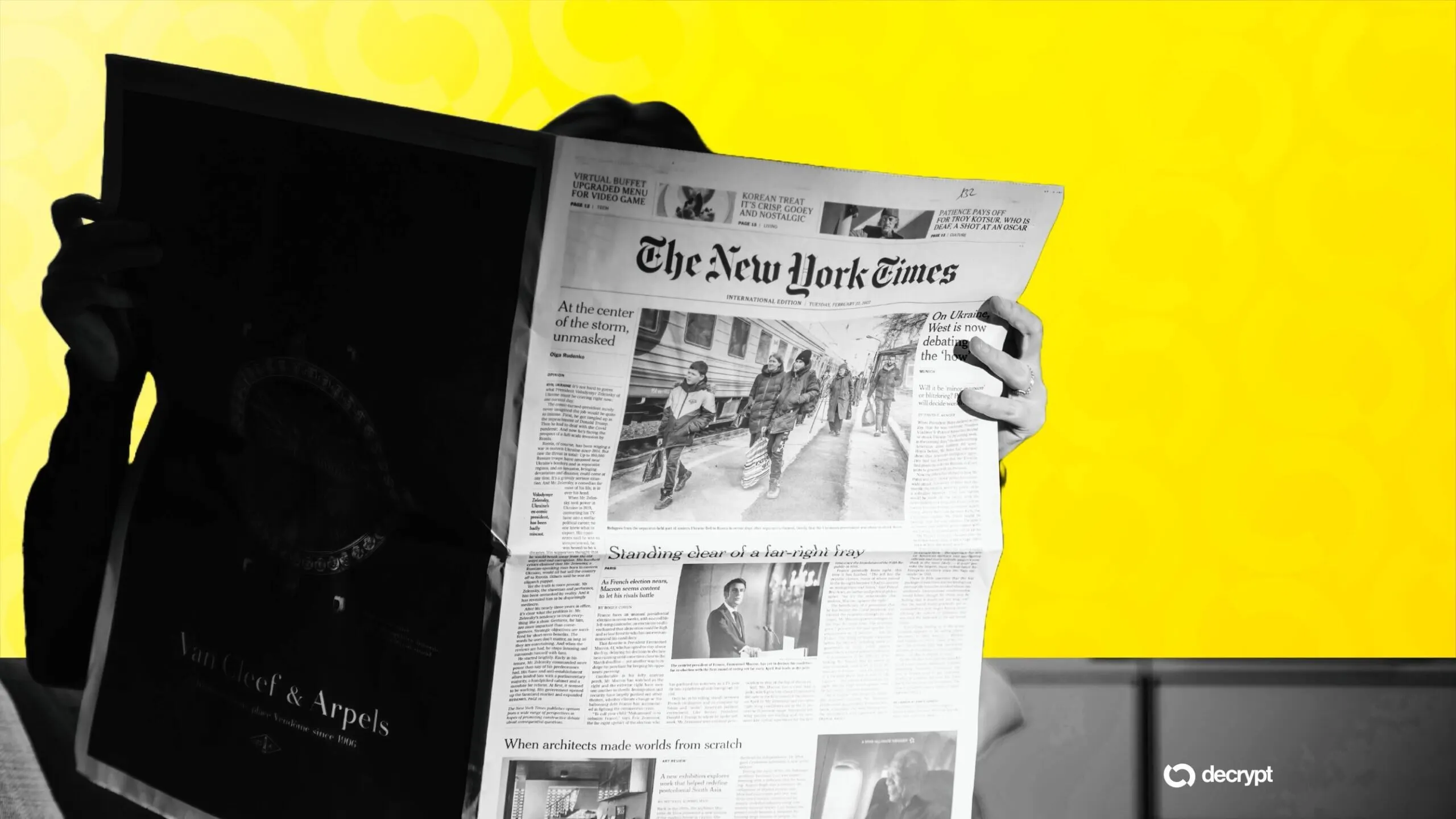 The New York Times. Image: Shutterstock/Decrypt