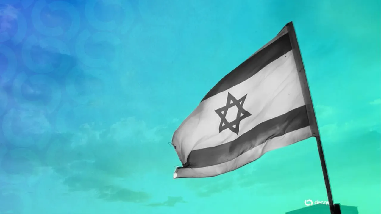 Israel fag. Image: Shutterstock/Decrypt