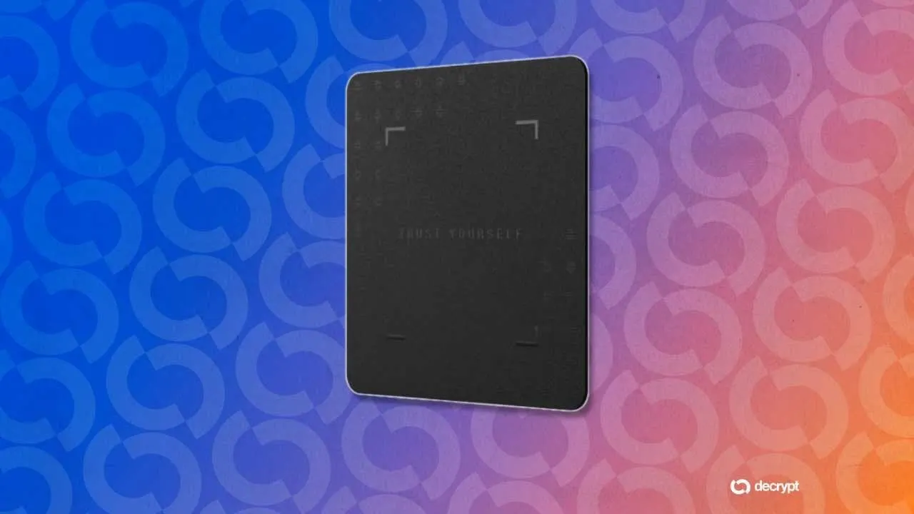 Ledger Recovery Key. Image: Ledger/Decrypt