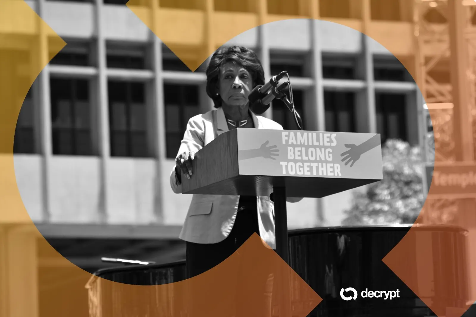 Rep. Maxine Waters. Image: Shutterstock/Decrypt