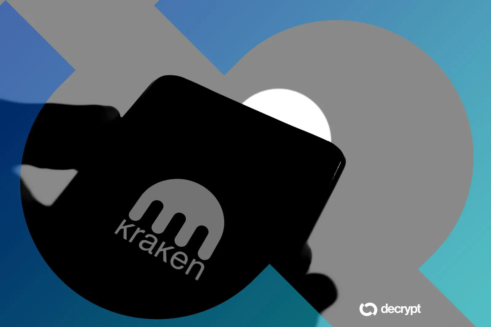 kraken logo on a smartphone. Image: Shutterstock/Decrypt
