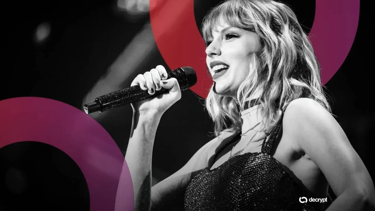 Taylor Swift. Source: Shutterstock/Decrypt