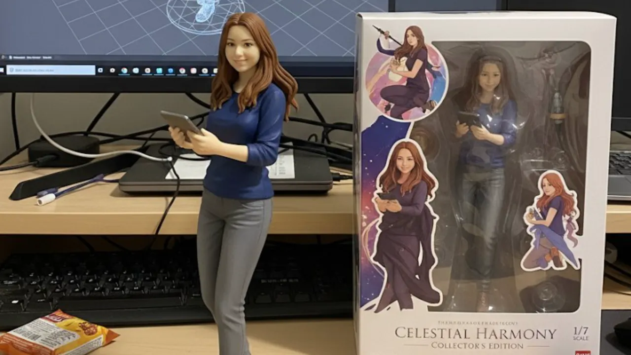 Google Gemini can produce lifelike digital figurines. Image: Google