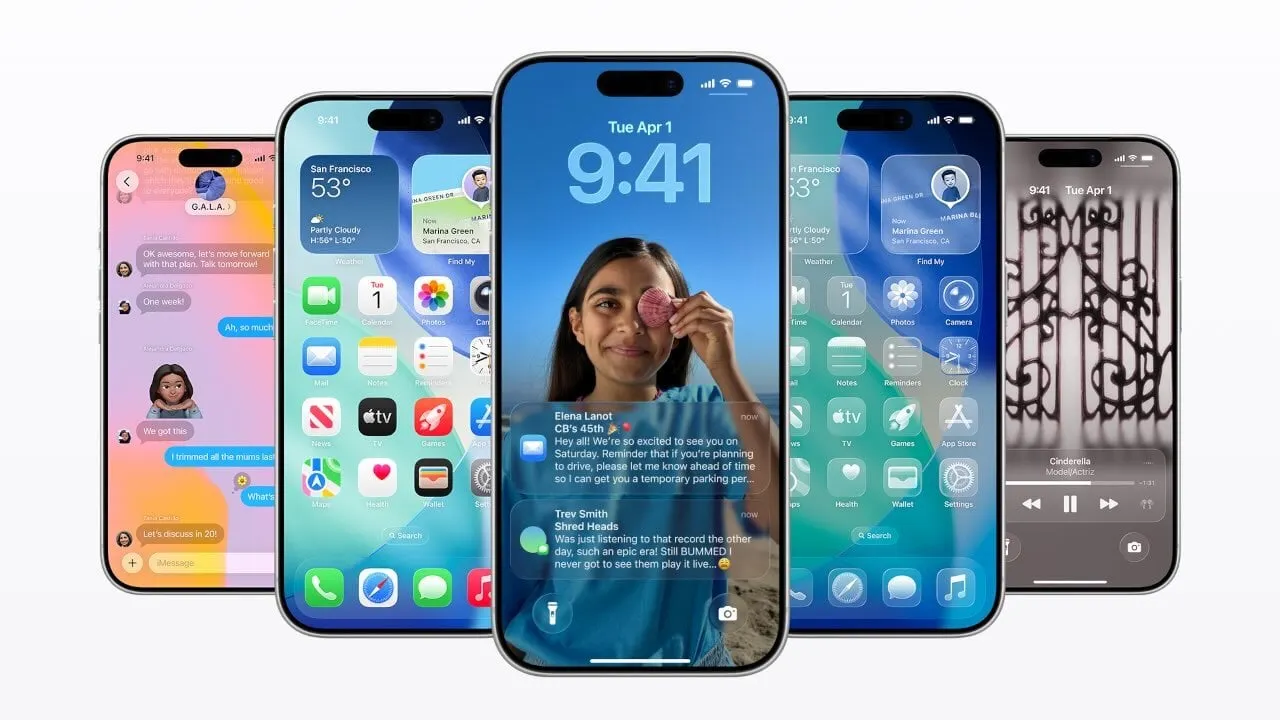 iOS 26. Image: Apple