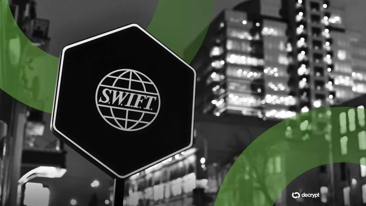 SWIFT. Image: Shutterstock/Decrypt