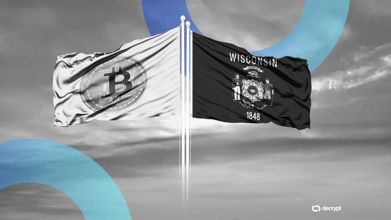 Wisconsin and Bitcoin. Image: Shutterstock/Decrypt