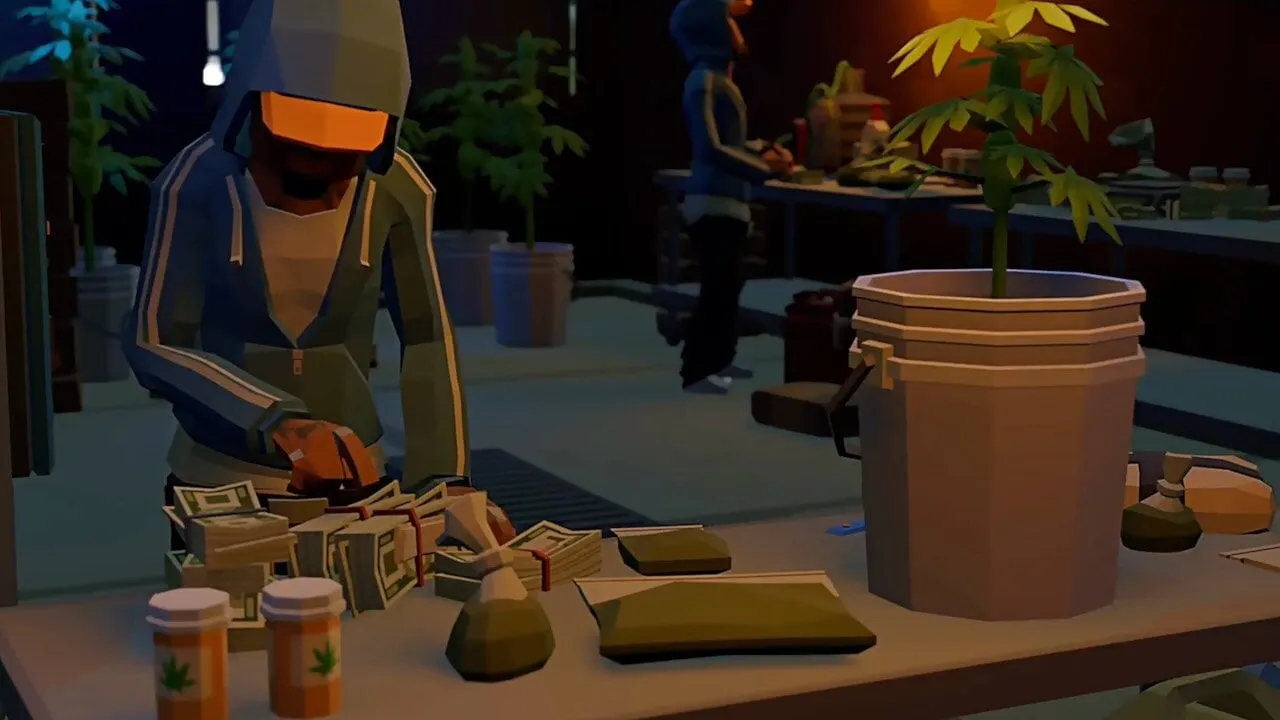Addicted is a Solana-based cannabis farming game. Image: Pandemic Labs