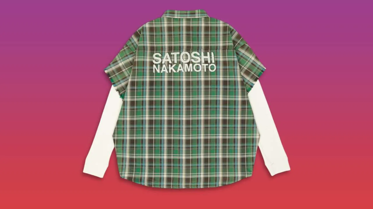 Satoshi Nakamoto Bender Cut Off Flannel.