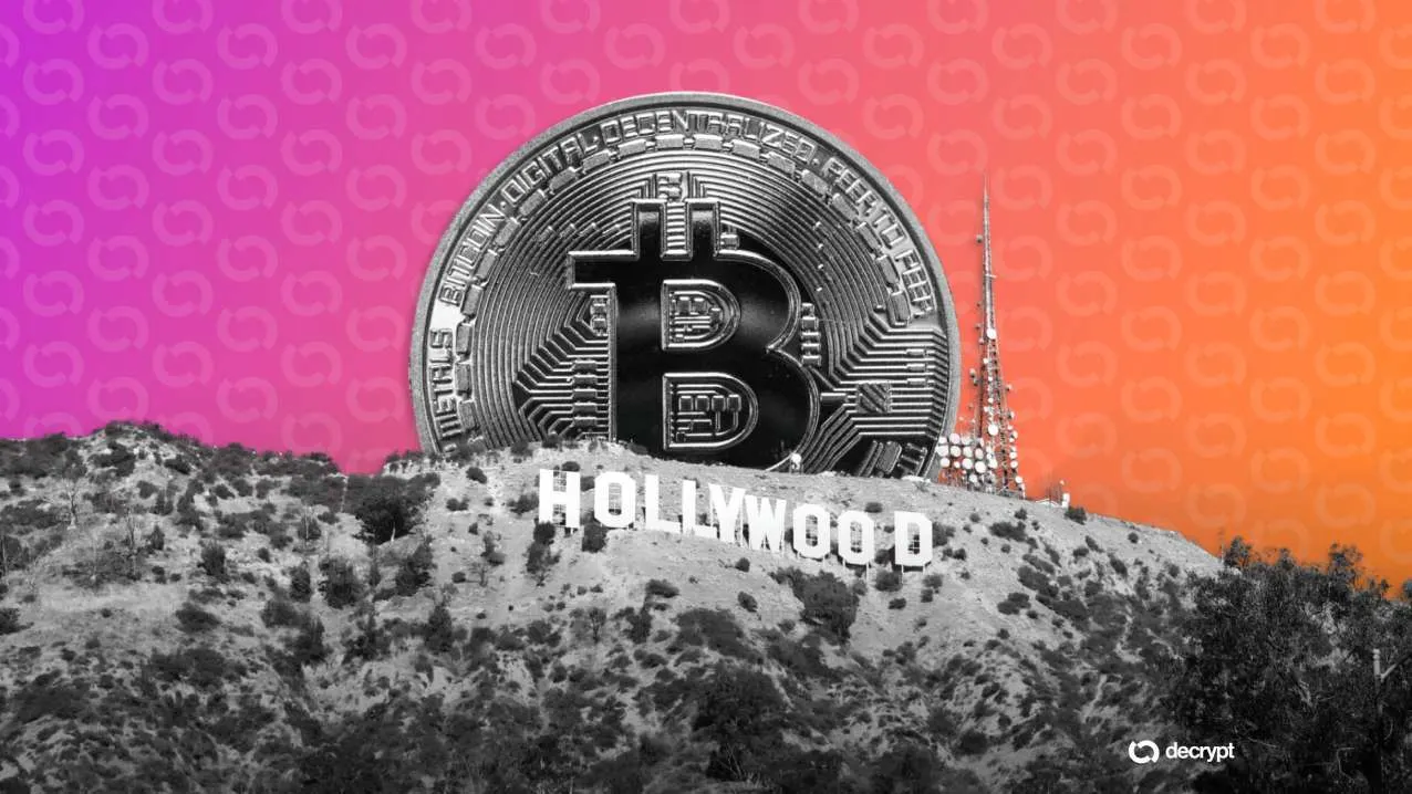 Bitcoin and Hollywood. Image: Shutterstock/Decrypt