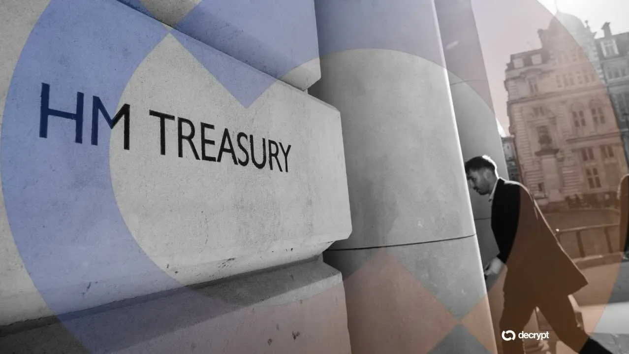 HM Treasury. Image: Shutterstock/Decrypt