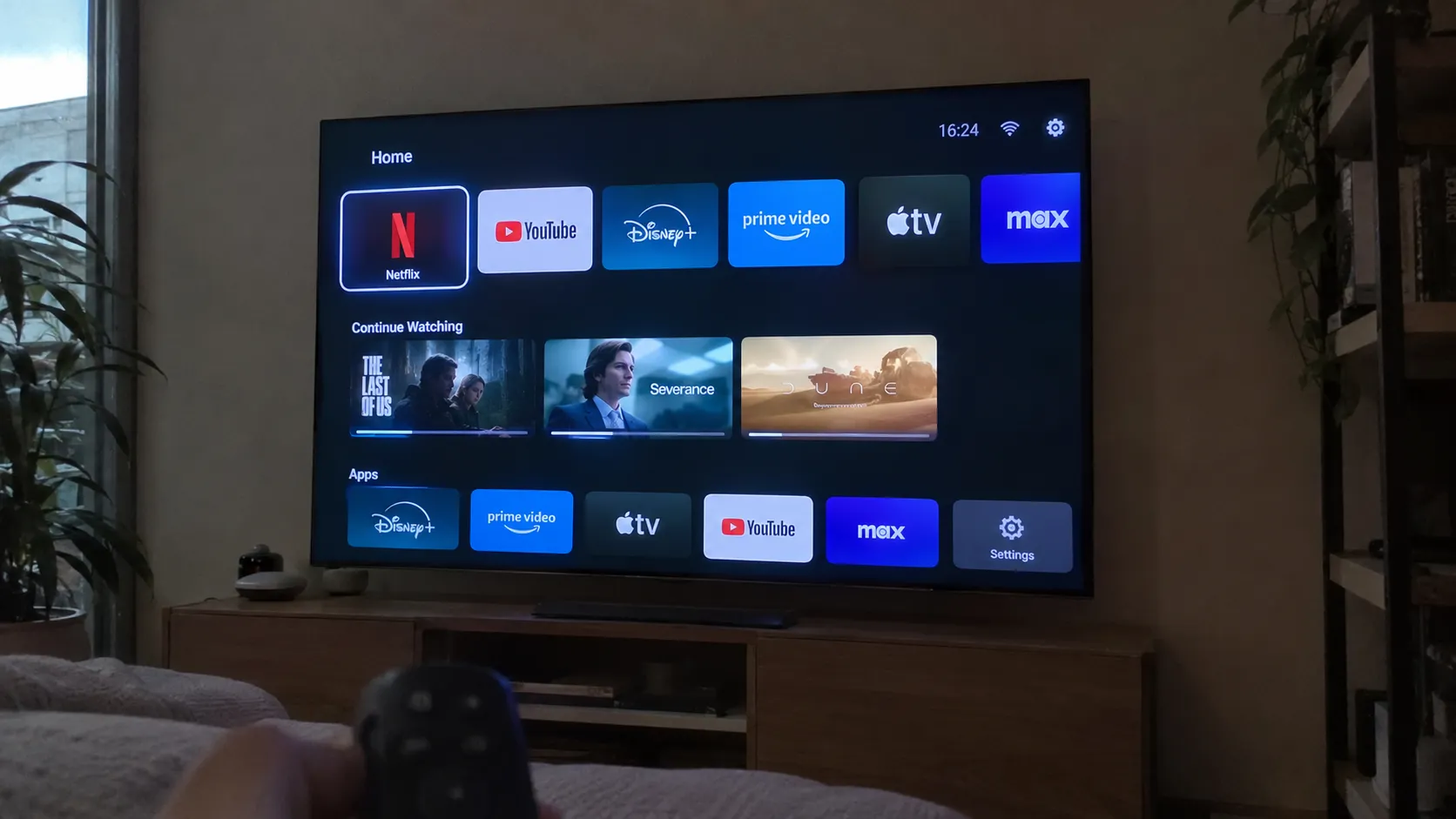 A vibe-coded smart TV. Image created by Decrypt using AI