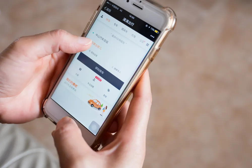 Didi is el equivalente a Uber de China. Image: Shutterstock.