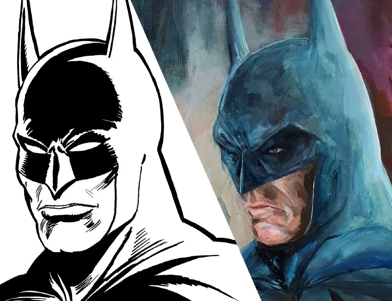 Batman sketch by Delbo