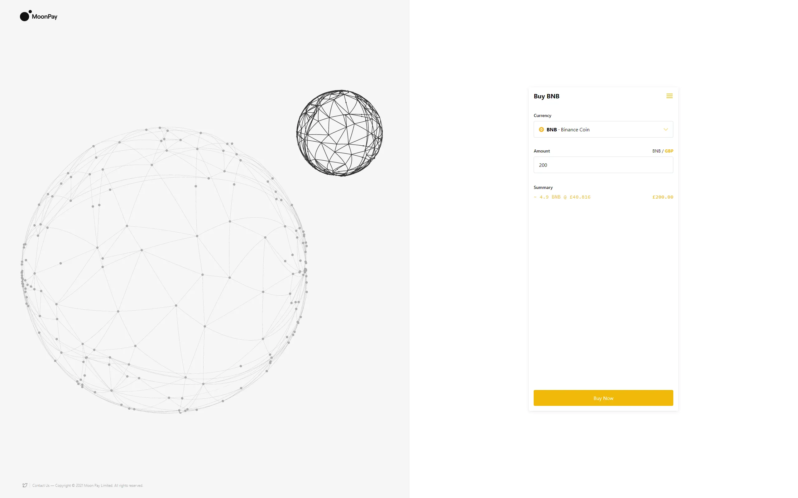 Binance DEX captura de pantalla