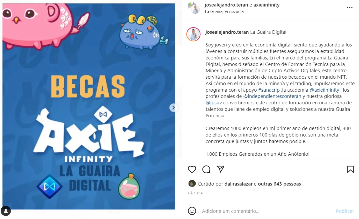 Beca Axie Inifinity