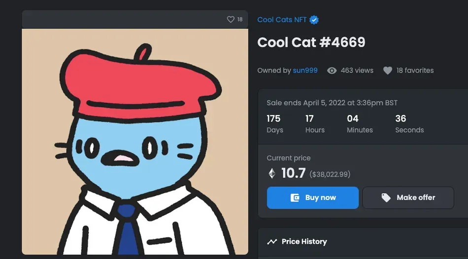 cool cat nft