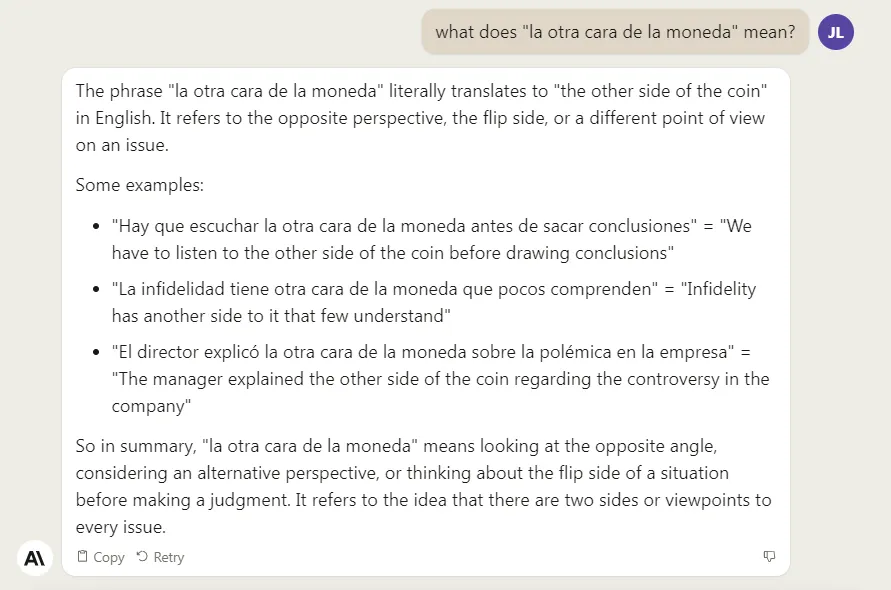 Respuesta proporcionada por Claude 2