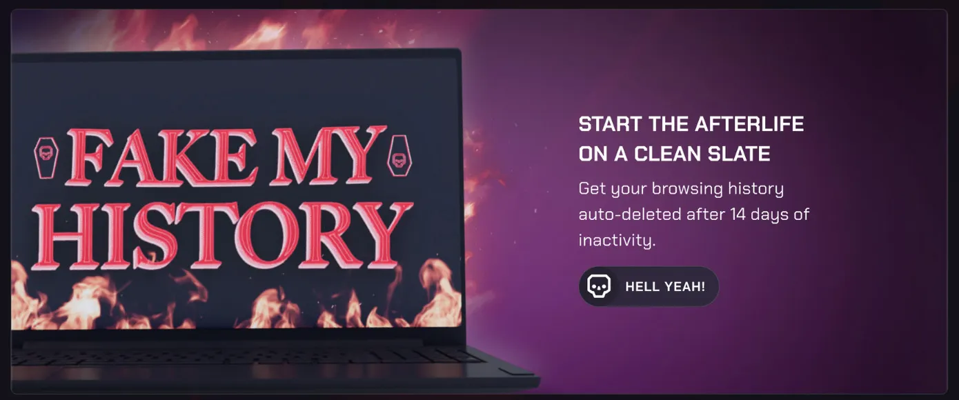 Opera GX Fake My History