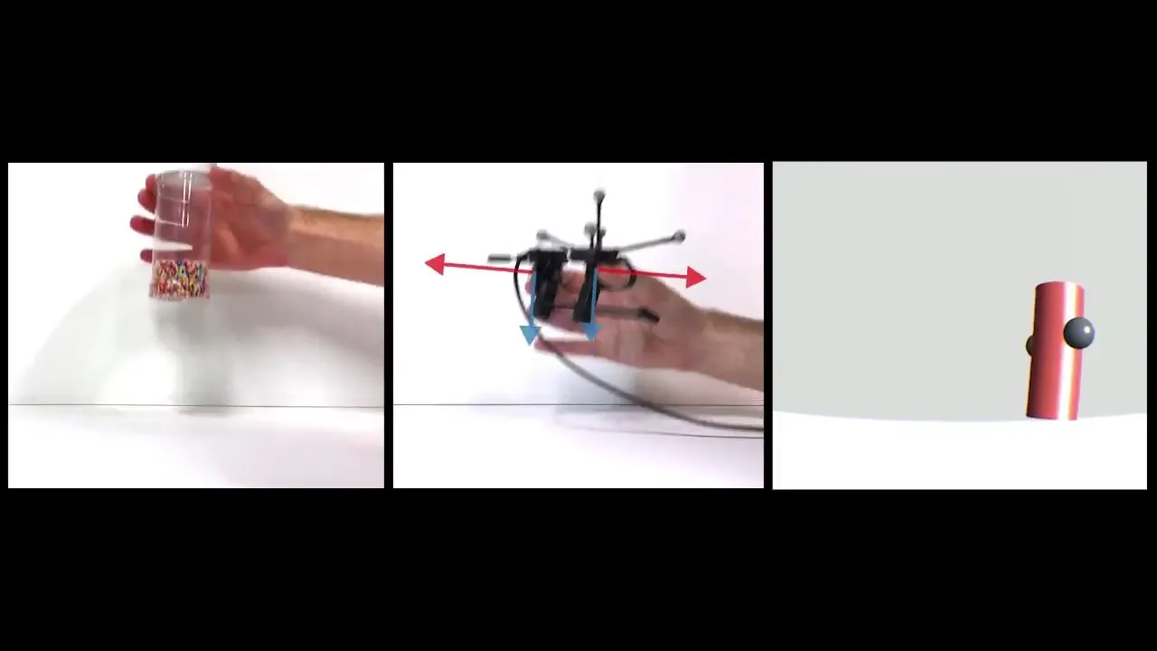 El guante Grabity. Imagen: Laboratorio SHAPE de Stanford a través de YouTube