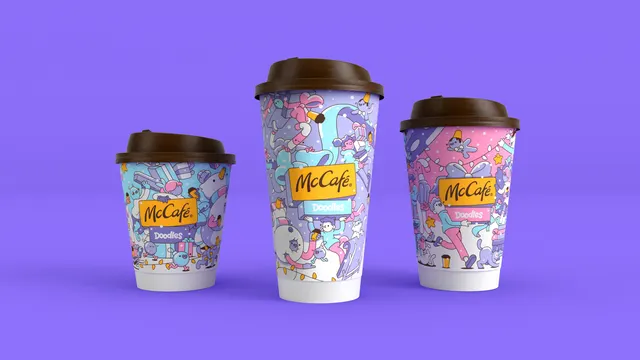 McDonald's Reveals Doodles Collab for Coffee and Collectibles