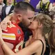 Will Travis Kelce and Taylor Swift be seen kissing at Super Bowl? thumbnail