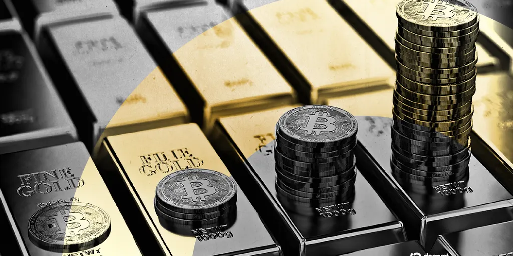 Bitcoin Could Gain From Gold's Dip as Historical Data Hints at Rebound