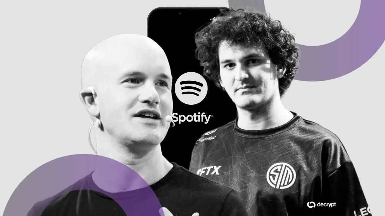 Spotify Playlists Leaked for SBF, Brian Armstrong and Other Crypto Leaders